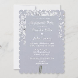 Invitación a la fiesta de compromiso de Bouquet fl