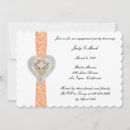 Invitación a la fiesta de compromiso de clace Nara