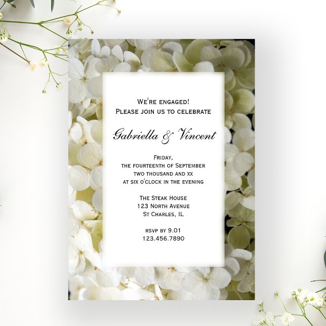 Invitación a la fiesta de compromiso de flor de Hy (Subido por el creador)