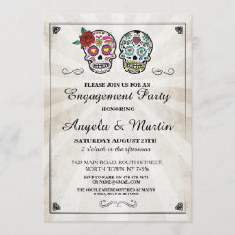 Invitación a la fiesta de compromiso de Halloween 