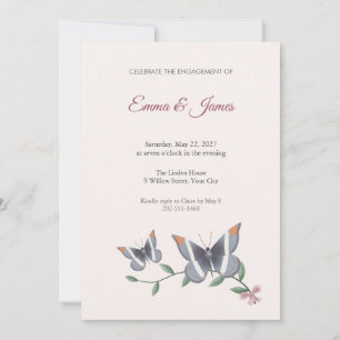 Invitación a la fiesta de compromiso de la hermana