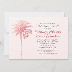 invitación a la fiesta de compromiso de la playa d