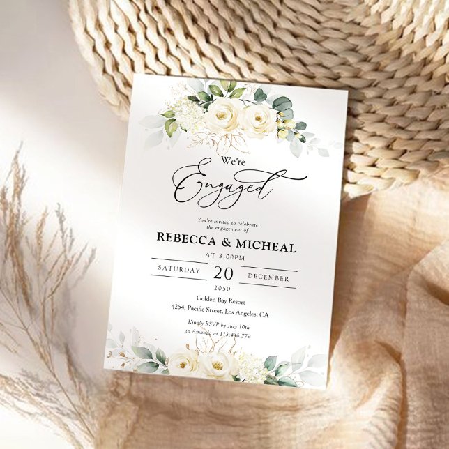 Invitación a la fiesta de compromiso de las rosas  (Subido por el creador)