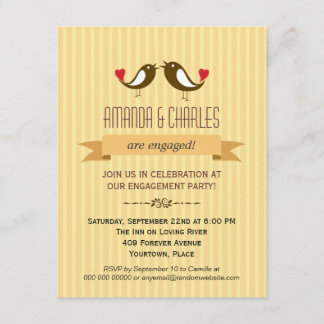 Invitación a la fiesta de compromiso de los Amaril