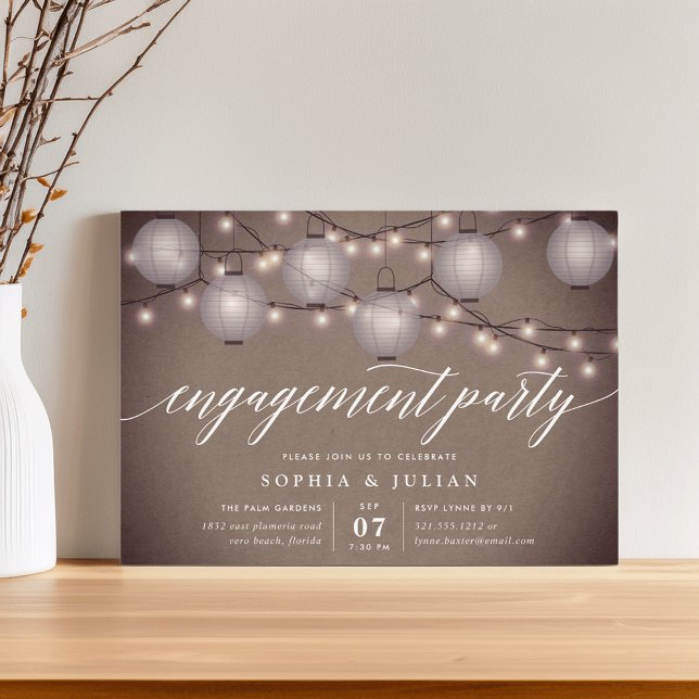 Invitación a la fiesta de compromiso de los farole (Subido por el creador)