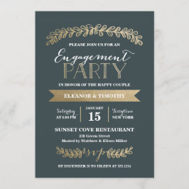 Invitación a la fiesta de compromiso de los Laures