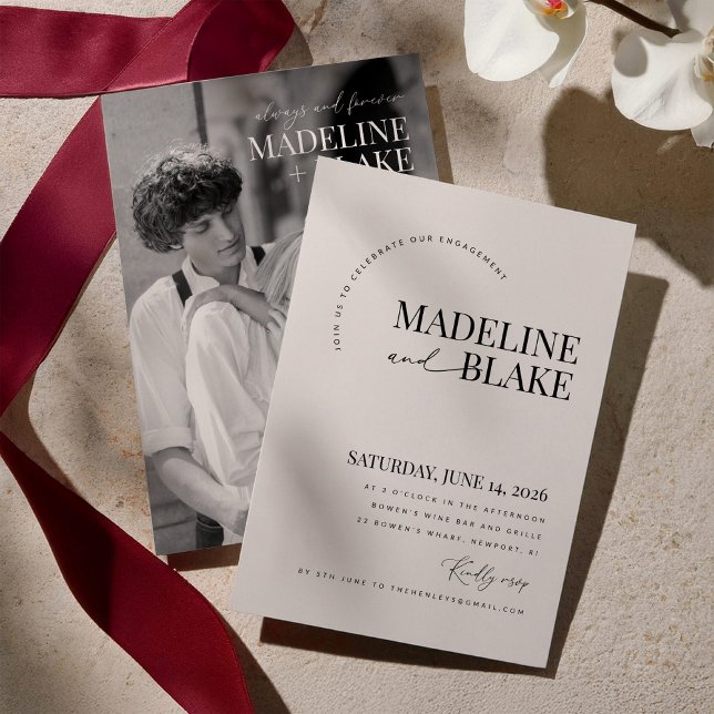 Invitación a la fiesta de compromiso de MADDIE (Subido por el creador)