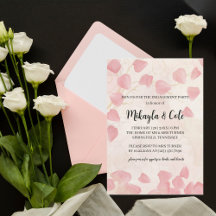 Invitación a la fiesta de compromiso de melocotón