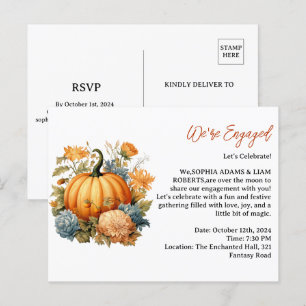 Invitación a la Fiesta de Compromiso de Otoño de C