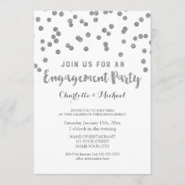 Invitación a la fiesta de compromiso de Silver Con