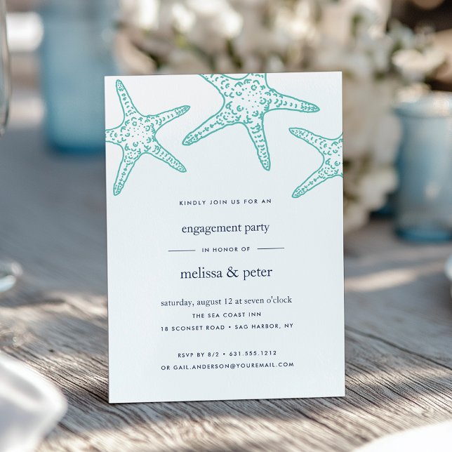 Invitación a la fiesta de compromiso de Starfish A (Subido por el creador)