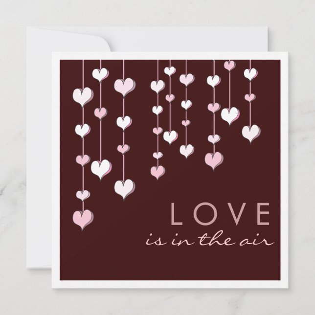 Invitación a la fiesta de compromiso del amor en A (Anverso)