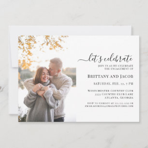 Invitación a la fiesta de compromiso del Boda de f