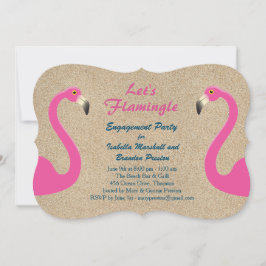 Invitación a la Fiesta de Compromiso en la Playa d