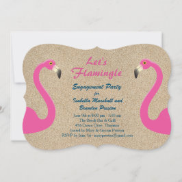 Invitación a la Fiesta de Compromiso en la Playa d