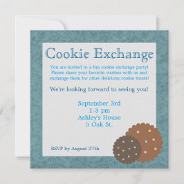 Invitación a la fiesta de Cookie Exchange