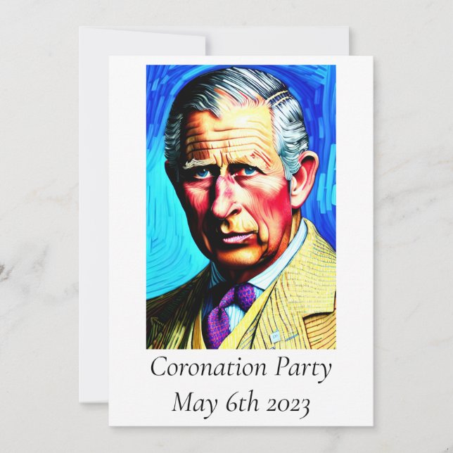 Invitación a la fiesta de coronación (Anverso)