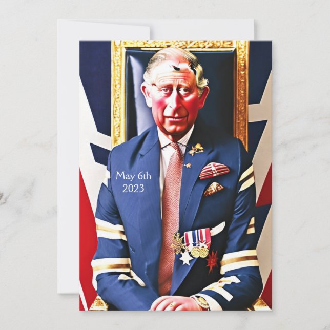 Invitación a la fiesta de coronación (Anverso)