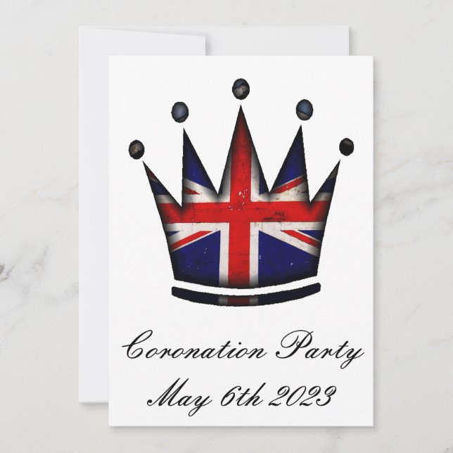 Invitación a la fiesta de coronación (Anverso)