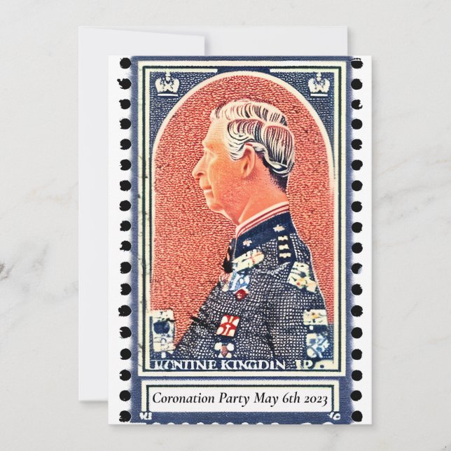 Invitación a la fiesta de coronación (Anverso)