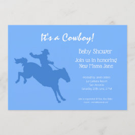 Invitación a la fiesta de Cowboy Baby Shower