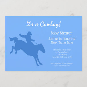 Invitación a la fiesta de Cowboy Baby Shower