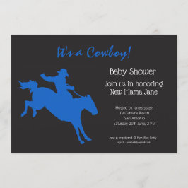 Invitación a la fiesta de Cowboy Baby Shower
