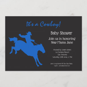 Invitación a la fiesta de Cowboy Baby Shower