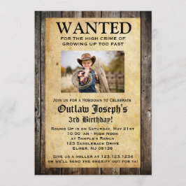 Invitación a la fiesta de Cowboy| INVITACIÓN DESEA