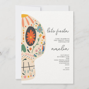 INVITACIÓN A LA FIESTA DE CRÁNEO DE AZÚCAR