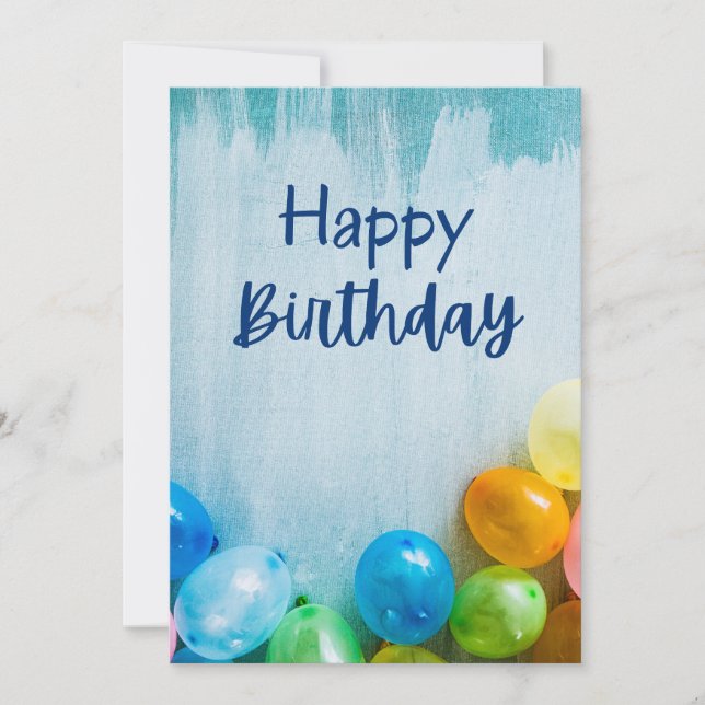 Invitación a la fiesta de cumpleaños (Anverso)