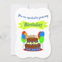 Invitación a la fiesta de cumpleaños