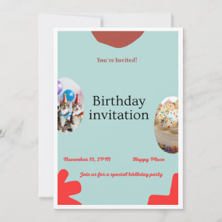 invitación a la fiesta de cumpleaños