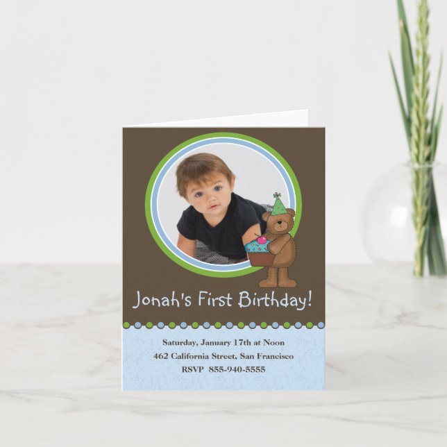 Invitación a la fiesta de cumpleaños (Anverso)