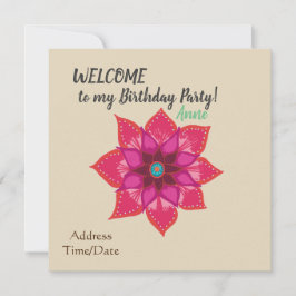 Invitación a la fiesta de cumpleaños