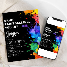 Invitación a la fiesta de cumpleaños