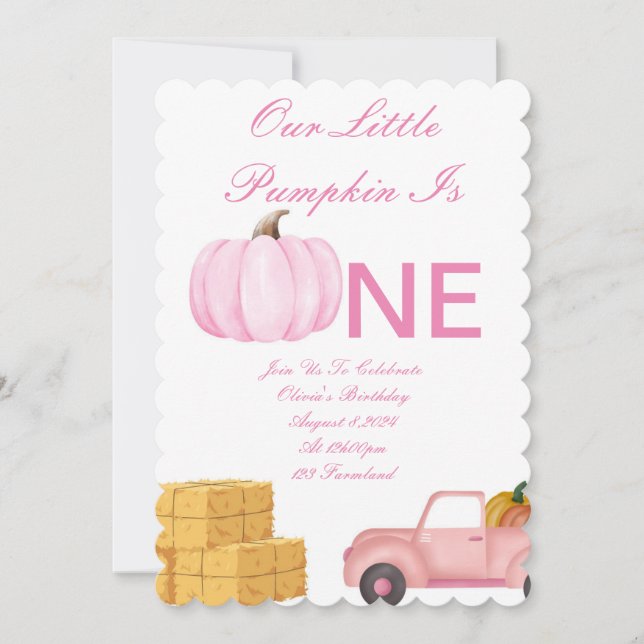 Invitación a la fiesta de cumpleaños (Anverso)