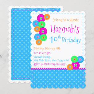 Invitación a la fiesta de cumpleaños