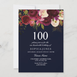 Invitación a la fiesta de cumpleaños 100 de la Mar
