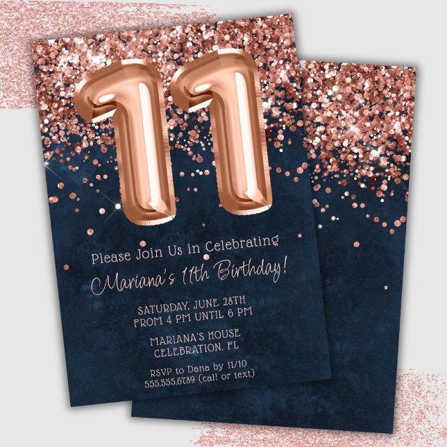 Invitación a la fiesta de cumpleaños 11 de la Mari (Subido por el creador)