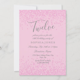 Invitación a la fiesta de cumpleaños 12 Chicas Pur