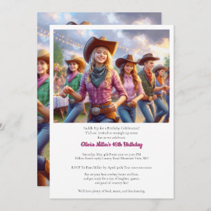 Invitación a la fiesta de cumpleaños 16 de Western
