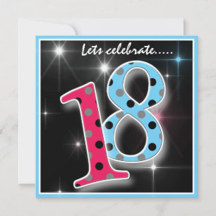 Invitación a la fiesta de cumpleaños 18 del Dia Po