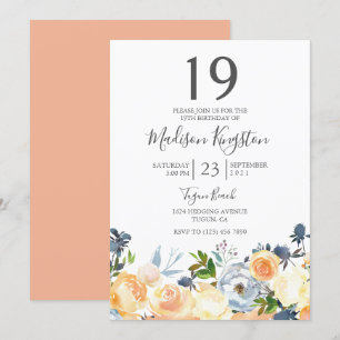 Invitación a la fiesta de cumpleaños 19 de la Boni