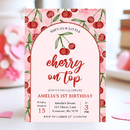 Invitación a la fiesta de cumpleaños 1 de Coquette