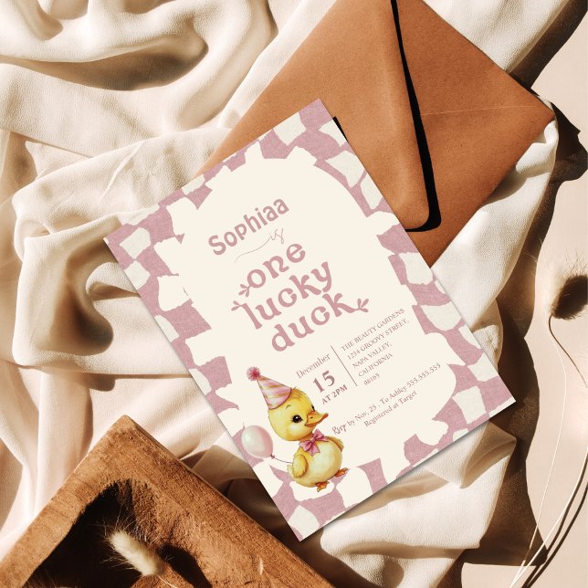 Invitación a la fiesta de cumpleaños 1 de Sweet Du (Subido por el creador)