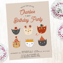 Invitación a la fiesta de cumpleaños 1 personaliza