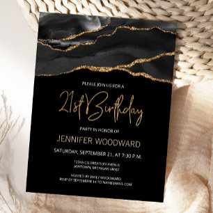 Invitación a la fiesta de cumpleaños 21 de la Blac
