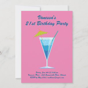 Invitación a la fiesta de cumpleaños 21 de Summer 