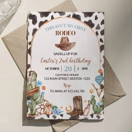 Invitación a la fiesta de cumpleaños 2 de Highland